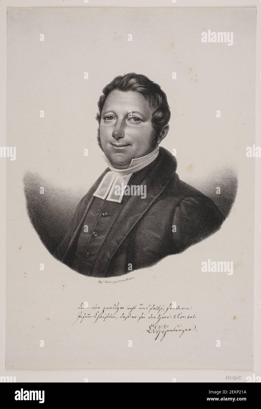 J.J. Becker (1829-1939), C. L. H. Hamburger, metà del 1800 Foto Stock
