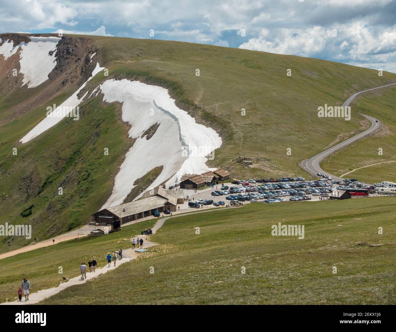 Centro visitatori Alpine, Rocky Mountain National Park, Colorado, USA Foto Stock