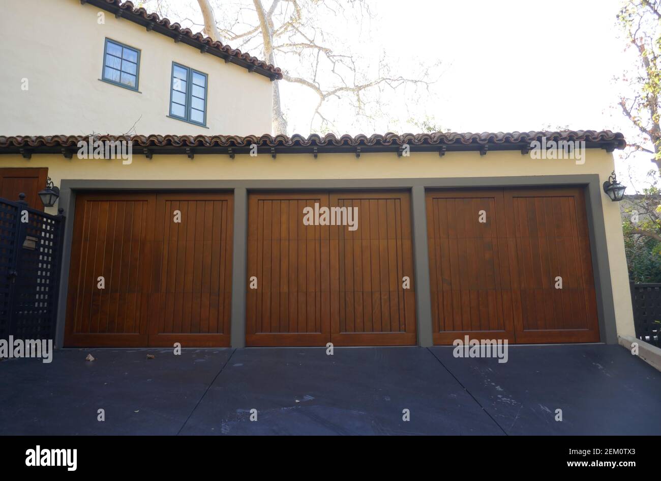 Beverly Hills, California, USA 23 Febbraio 2021 UNA visione generale dell'atmosfera dell'attore Ryan Reynolds e della casa/casa dell'attrice Blake Lively il 23 Febbraio 2021 a Beverly Hills, California, USA. Foto di Barry King/Alamy Stock foto Foto Stock