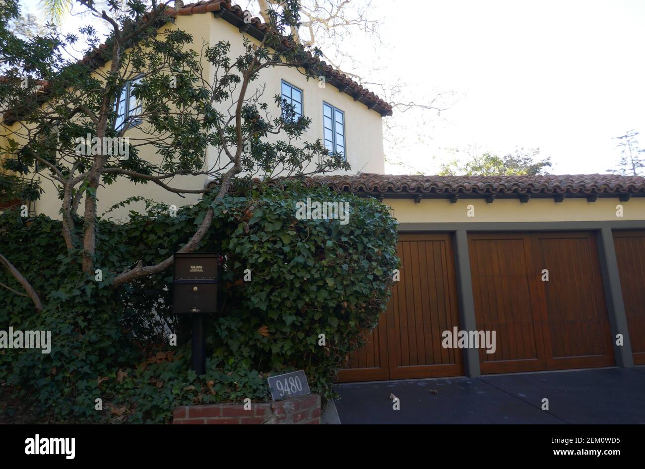 Beverly Hills, California, USA 23 Febbraio 2021 UNA visione generale dell'atmosfera dell'attore Ryan Reynolds e della casa/casa dell'attrice Blake Lively il 23 Febbraio 2021 a Beverly Hills, California, USA. Foto di Barry King/Alamy Stock foto Foto Stock