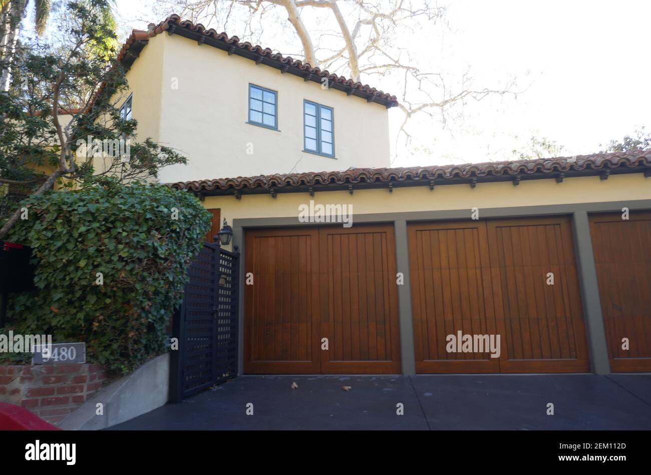 Beverly Hills, California, USA 23 Febbraio 2021 UNA visione generale dell'atmosfera dell'attore Ryan Reynolds e della casa/casa dell'attrice Blake Lively il 23 Febbraio 2021 a Beverly Hills, California, USA. Foto di Barry King/Alamy Stock foto Foto Stock