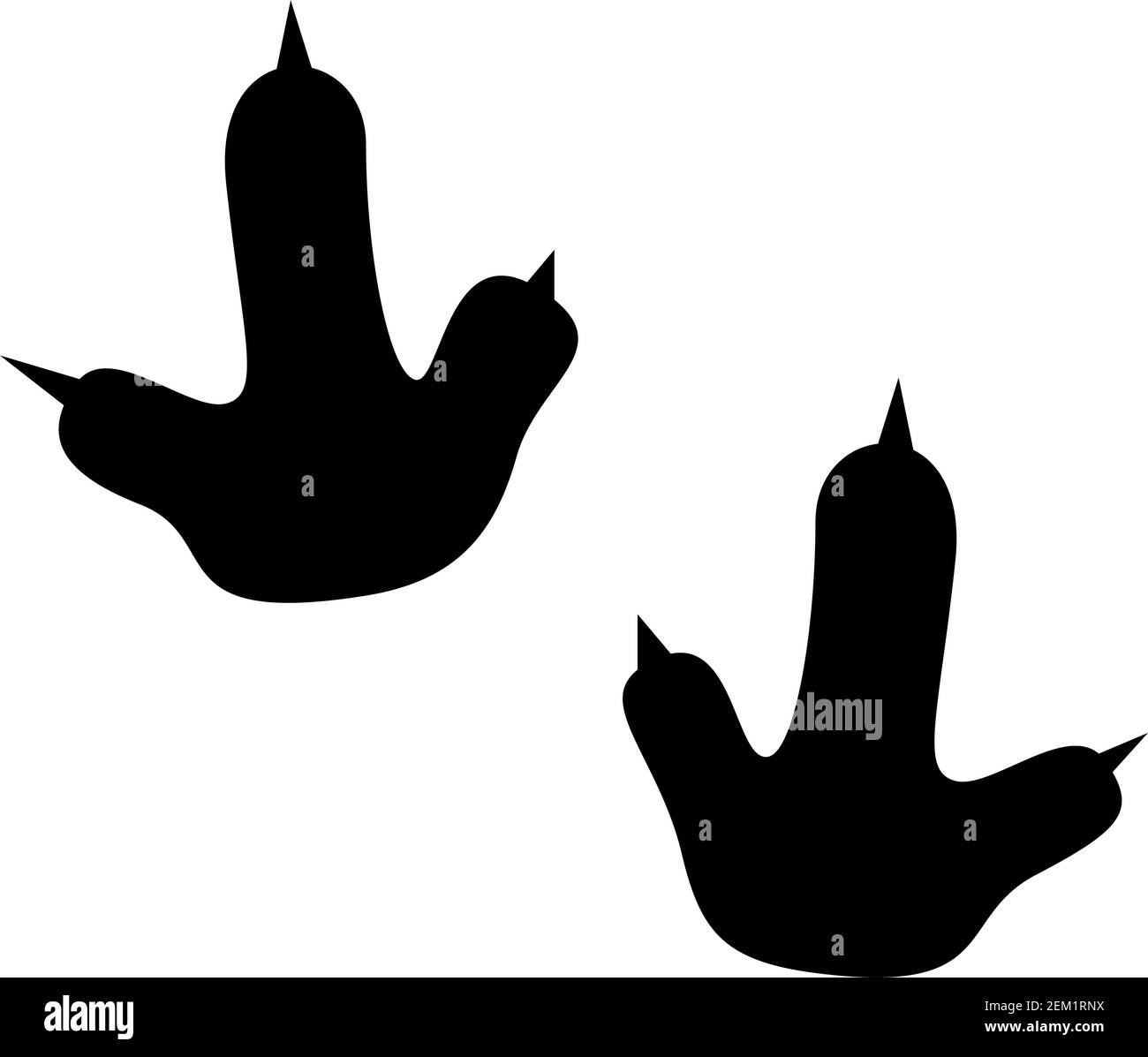 L'impronta dei dinosauri traccia l'illustrazione vettoriale. Sfondo con zampa, artiglio predatore. Illustrazione dell'impronta dei dinosauri perfetta per tessuti, rivestimenti, carta da parati e design Illustrazione Vettoriale