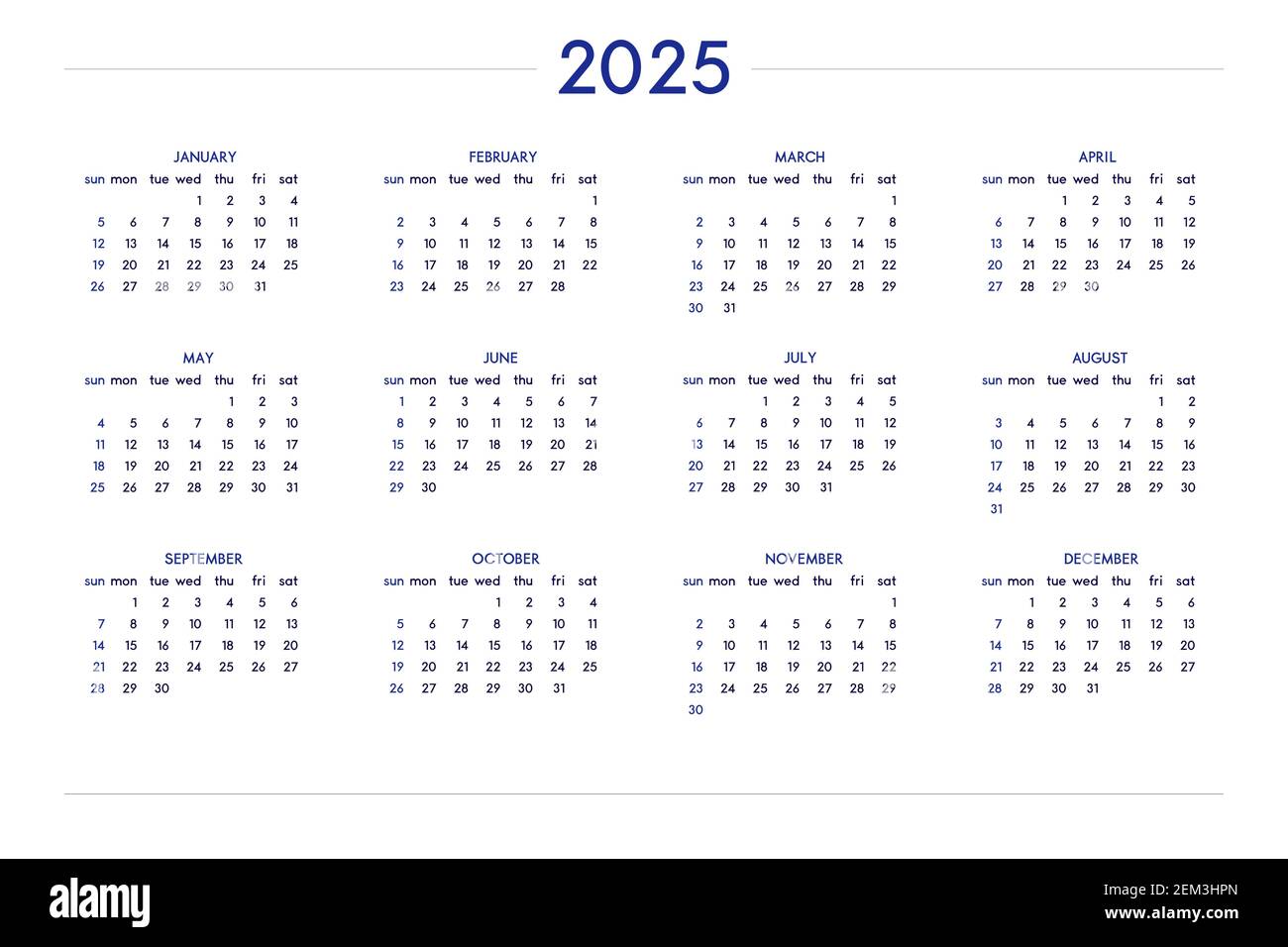 Calendario 25 Immagini senza sfondo e Foto Stock ritagliate - Alamy