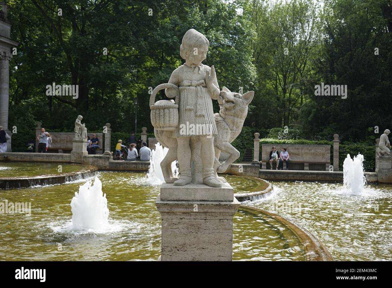 Fontana da fiaba (Märchenbrunnen) Foto Stock