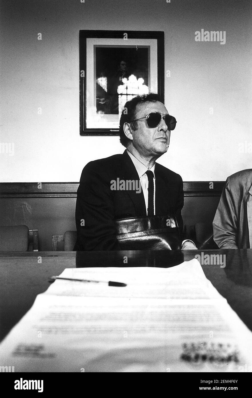 Harold Pinter al playwright della Casa dei Comuni Foto Stock