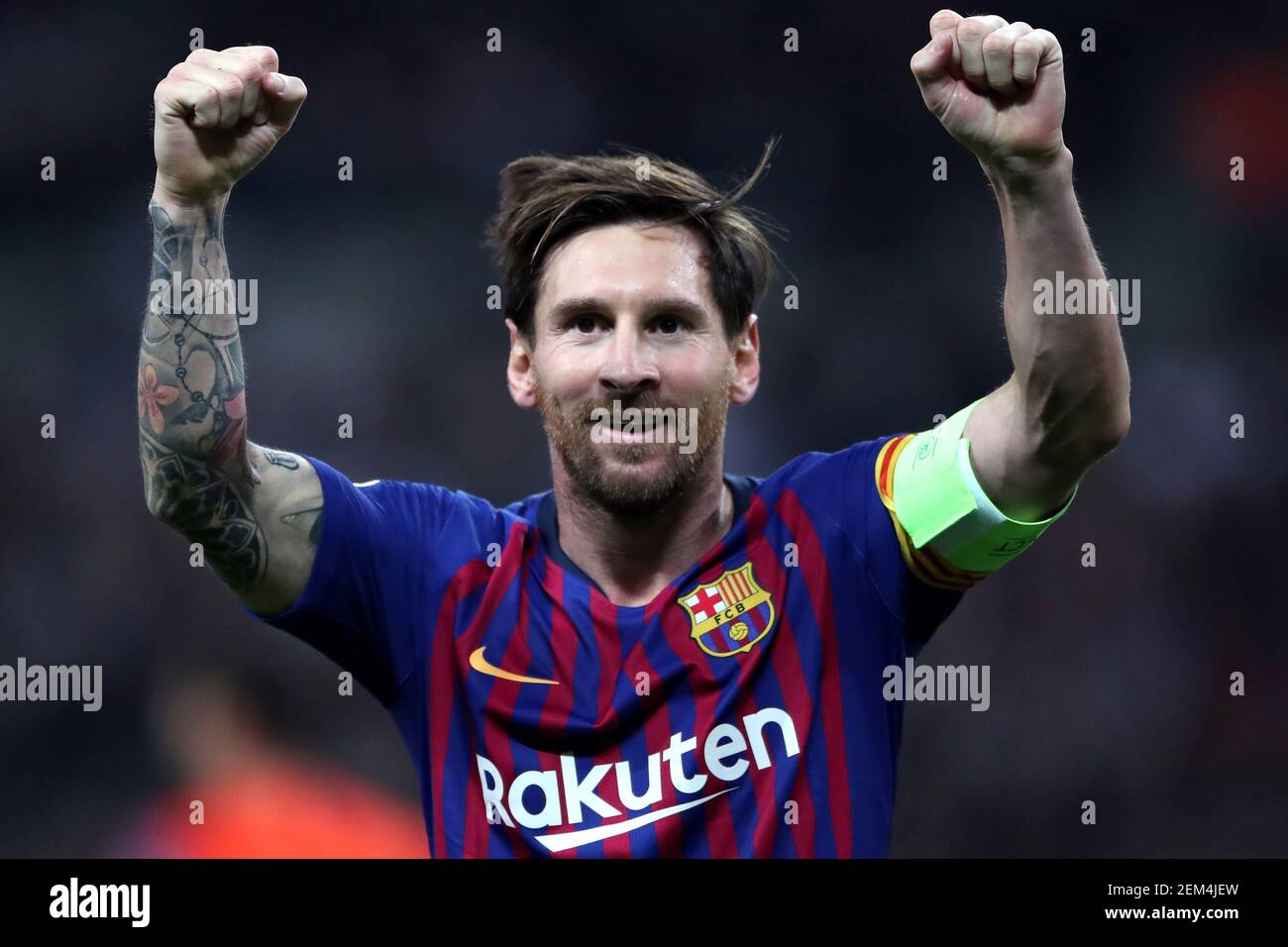 File photo datato 03-10-2018 del Lionel messi di Barcellona. Data di emissione: Mercoledì 24 febbraio 2021. Foto Stock