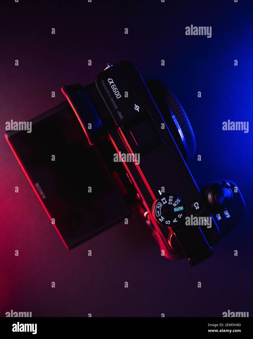 Nuovo schermo pieghevole Sony A6600 Body. Foto Stock