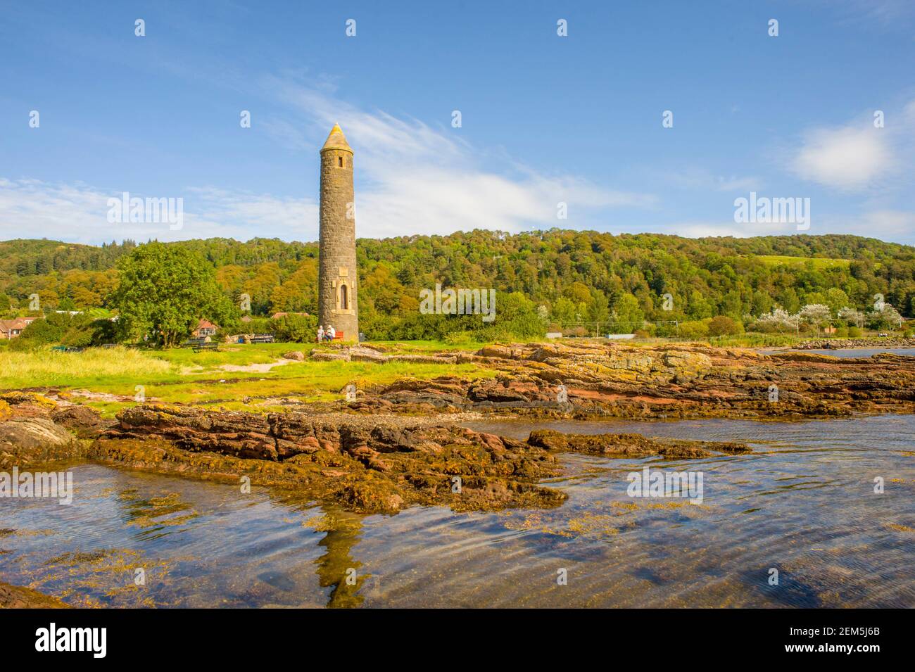 La matita di Largs. Si era recisa per commemorare la battaglia contro i Vichinghi nel 2 ottobre 1263 Foto Stock