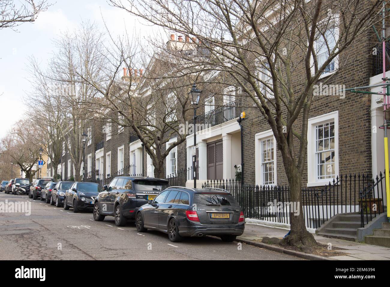 Greco Revival architettura Lloyd Baker Estate 26-39 Wharton Street Foto Stock