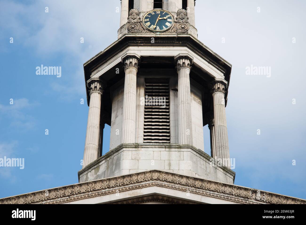 Architettura di rinascita greca Nuova chiesa di San Pancras di Henry William Inwood Foto Stock