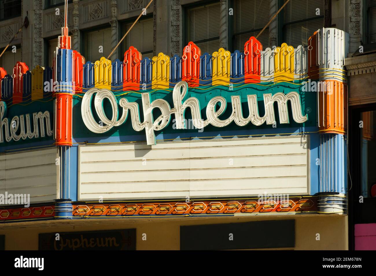 Orpheum Theatre, Los Angeles, California, Stati Uniti d'America Foto Stock