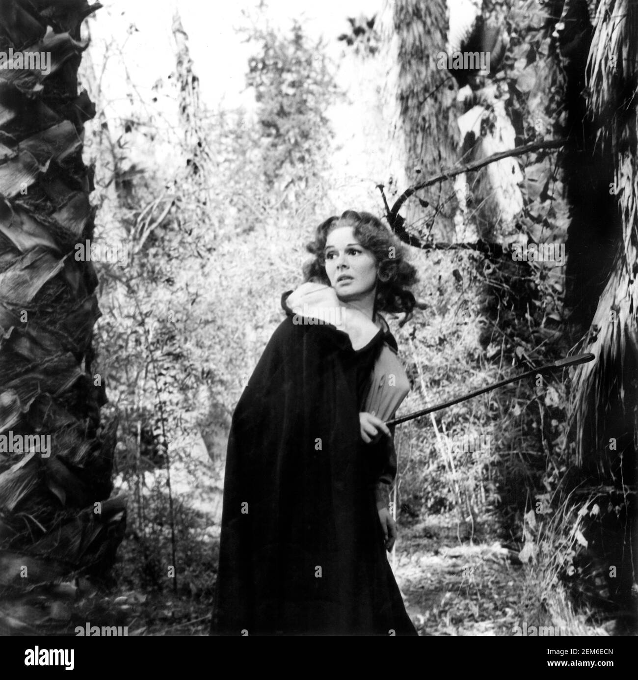 Patricia Medina, sul set del film, 'fuel on the Mississippi', foto di Lippman, Columbia Pictures, 1954 Foto Stock