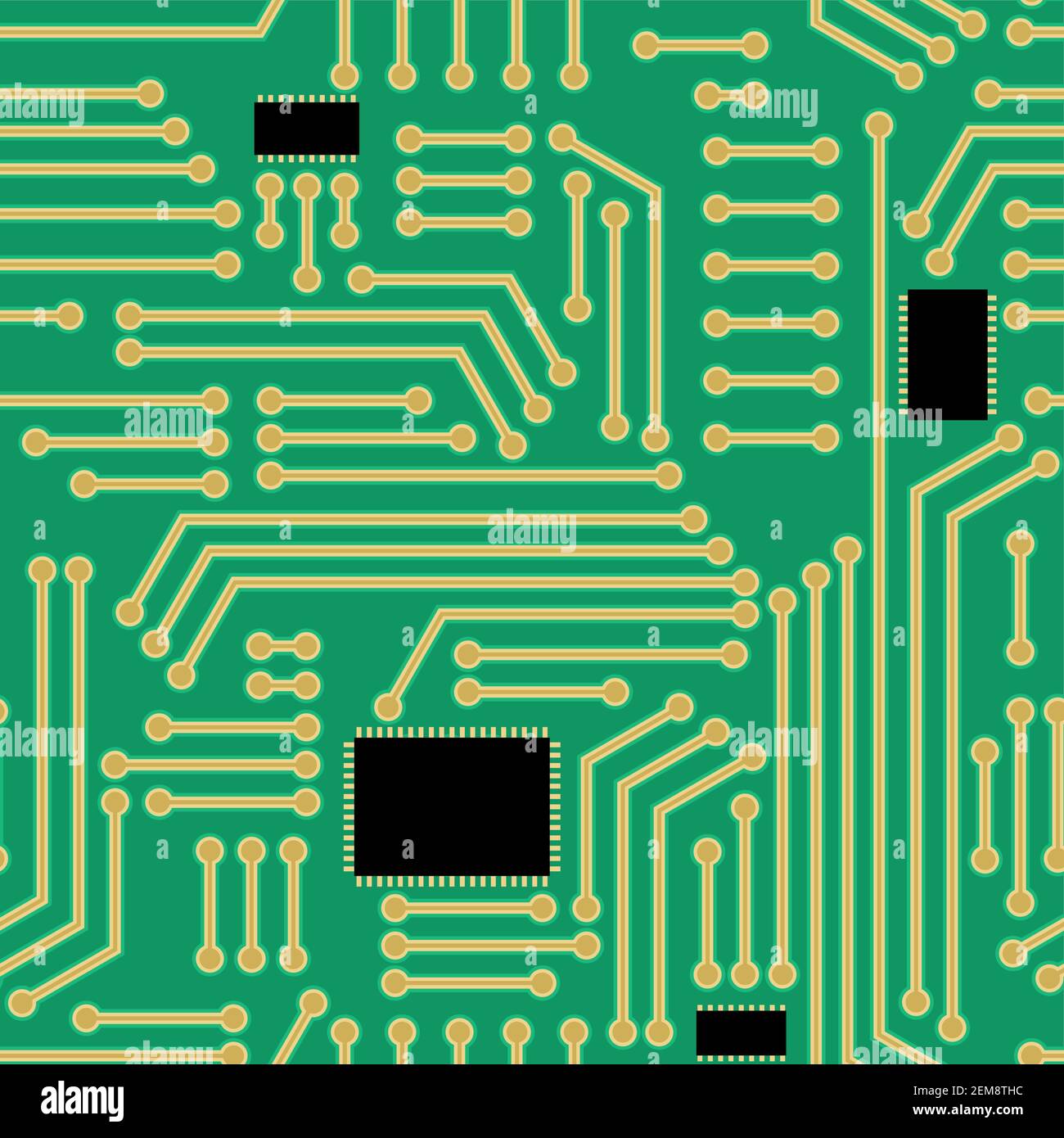Schema di circuiti elettrici senza interruzioni. Sfondo microcircuito.  Struttura della scheda a circuito stampato Immagine e Vettoriale - Alamy