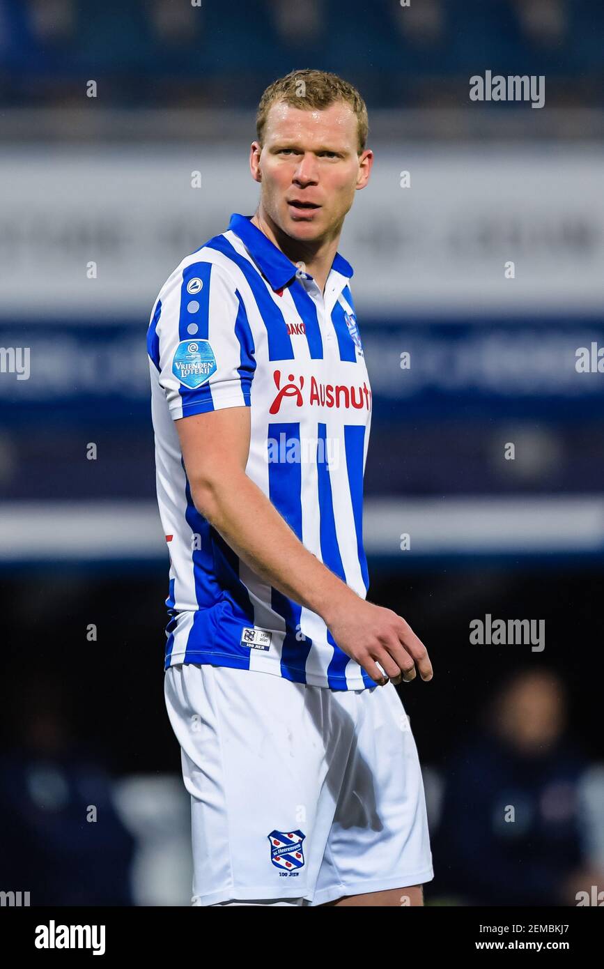 HEERENVEEN, PAESI BASSI - FEBBRAIO 17: Henk Veerman della sc Heerenveen durante la partita della Toto KNVB Cup tra SC Heerenveen e Feyenoord ad Abe Lestra Foto Stock