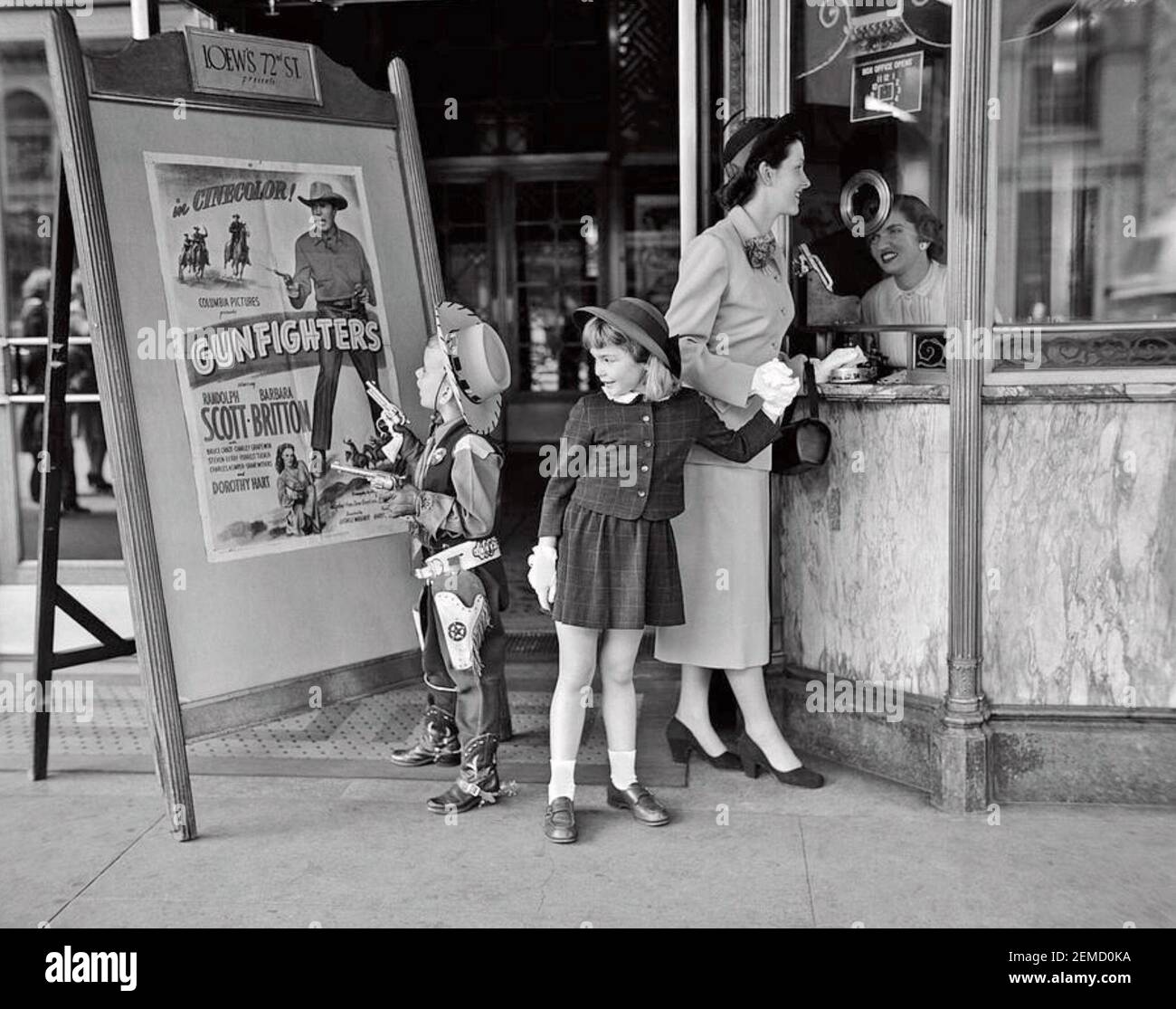 AMERICAN CINEMA BOX OFFICE NEL 1947 Foto Stock