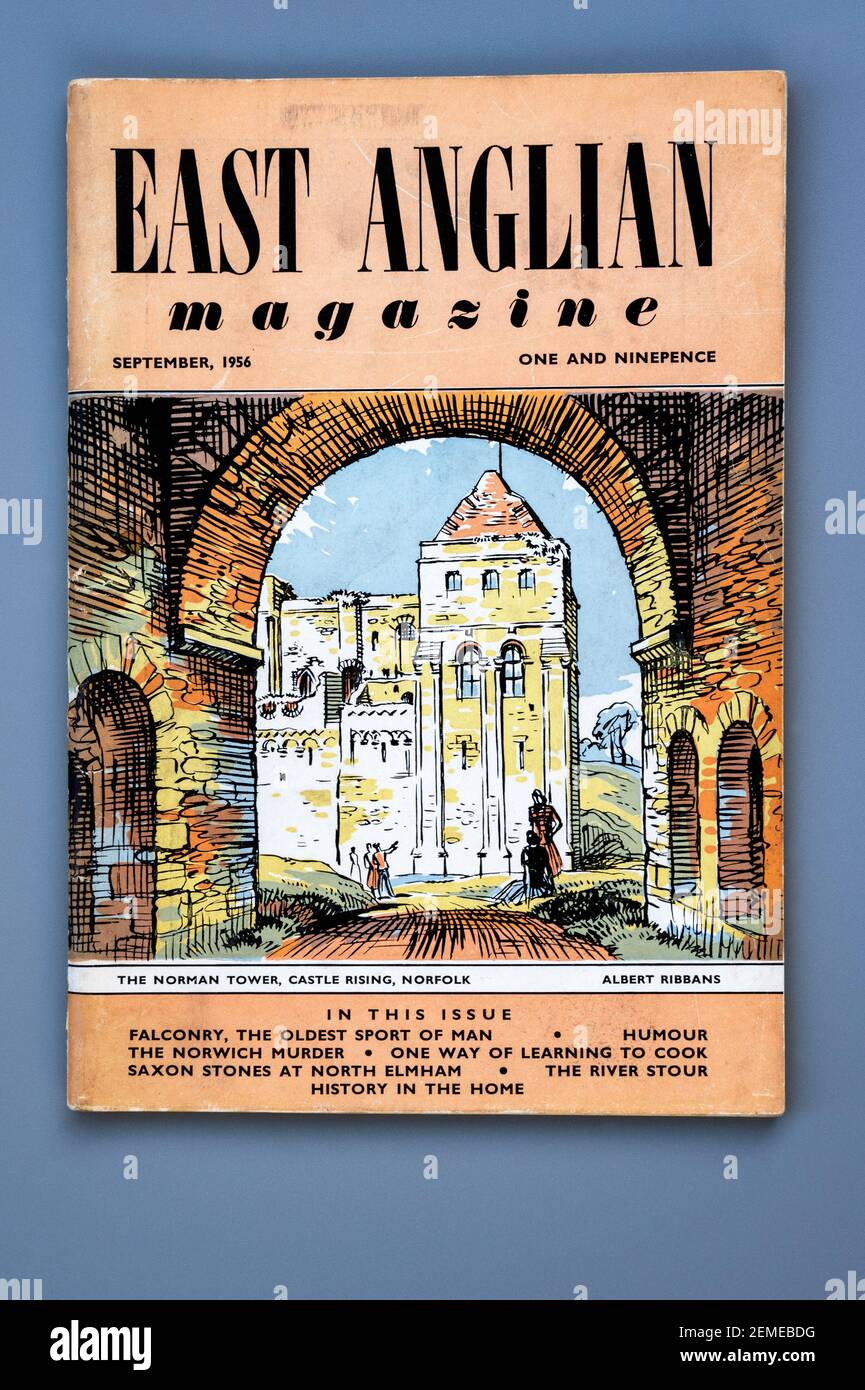 Rivista East Anglian da settembre 1956 Foto Stock