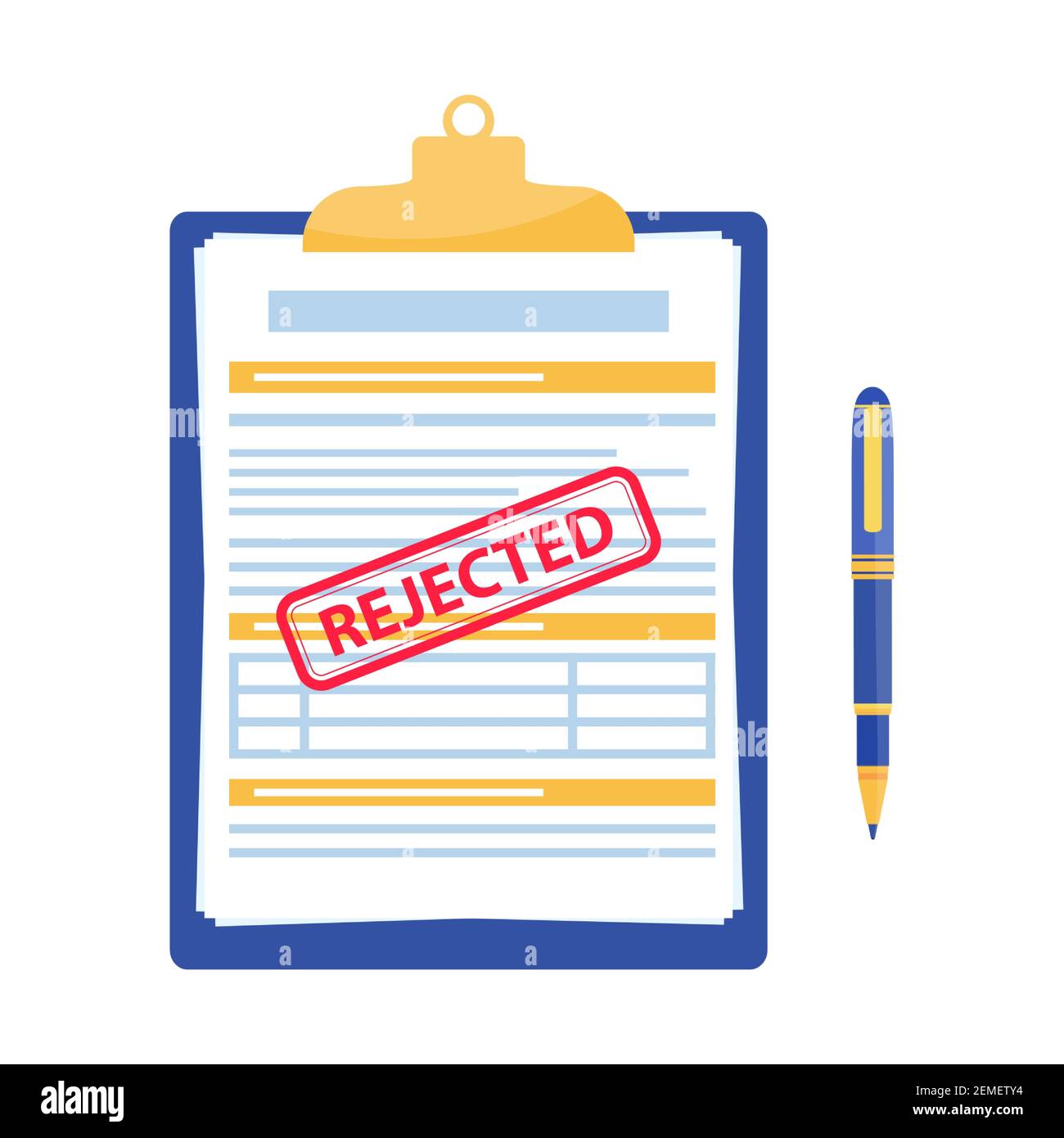 Appunti con documento, Illustrazione Vettoriale