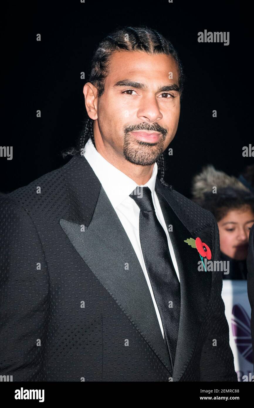 David Haye arriva al Daily Mirror Pride of Britain Awards 2018, al Grosvenor Hotel, Londra. Data immagine: Lunedì 29 ottobre 2018. Il credito fotografico dovrebbe essere: David Jensen/ EMPICS Entertainment Foto Stock