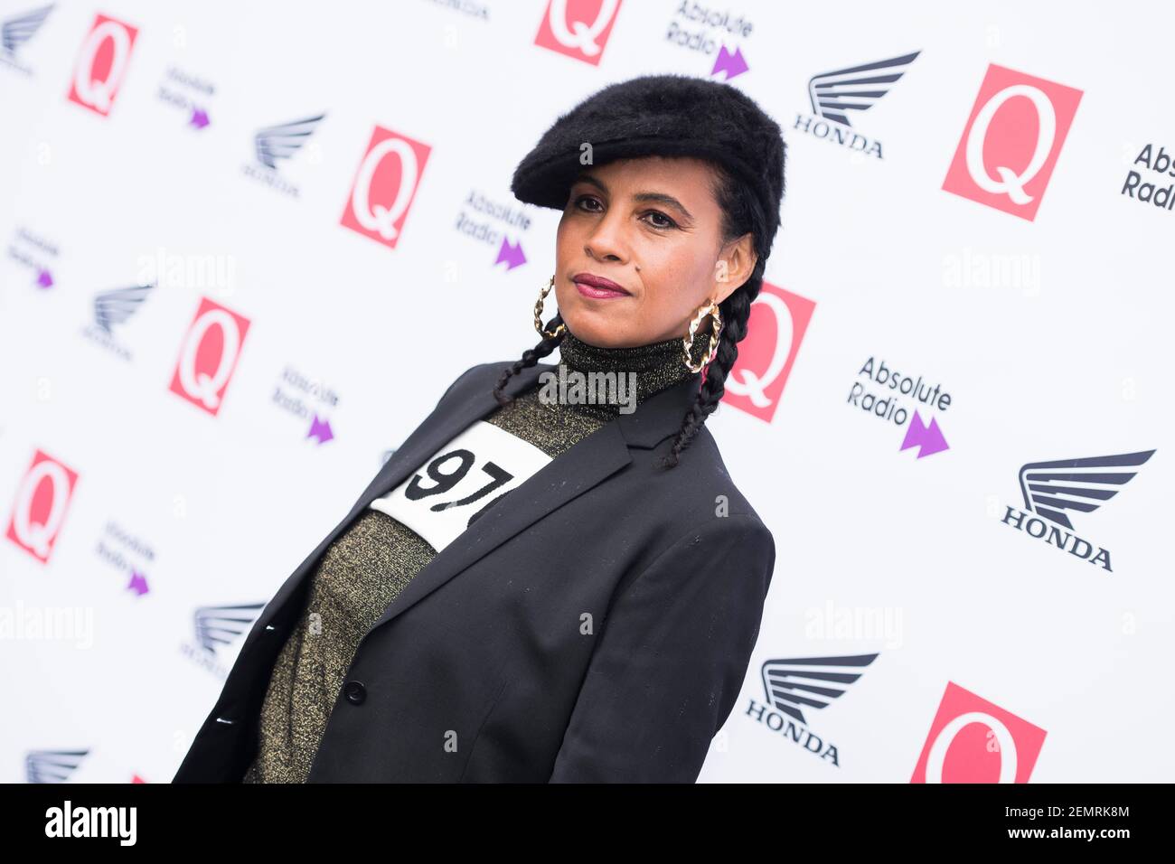Neneh Cherry arriva al Q Awards 2018 al Roundhouse di Camden, Londra. Data immagine: Mercoledì 17 ottobre 2018. Il credito fotografico dovrebbe essere: David Jensen Foto Stock