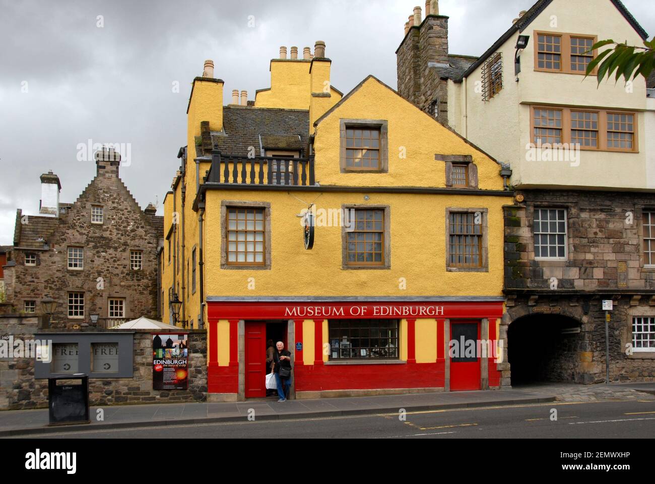 Il Museo di Edimburgo, Canongate, Edimburgo, Scozia Foto Stock