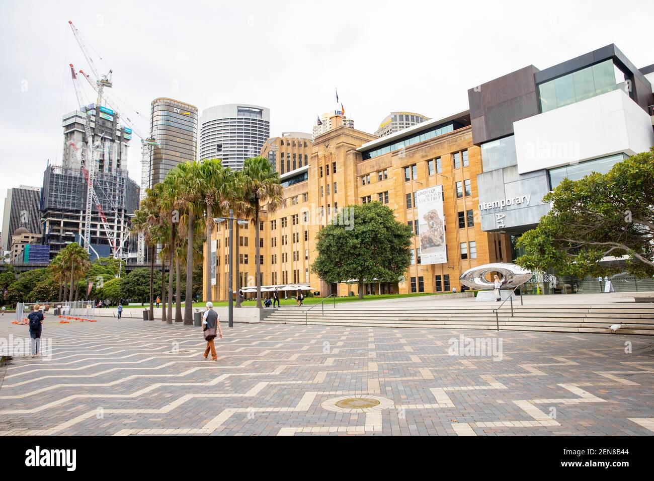 Museum of Contemporary Art Australia presso Circular Quay nel centro di Sydney, New South Wales, Australia Foto Stock