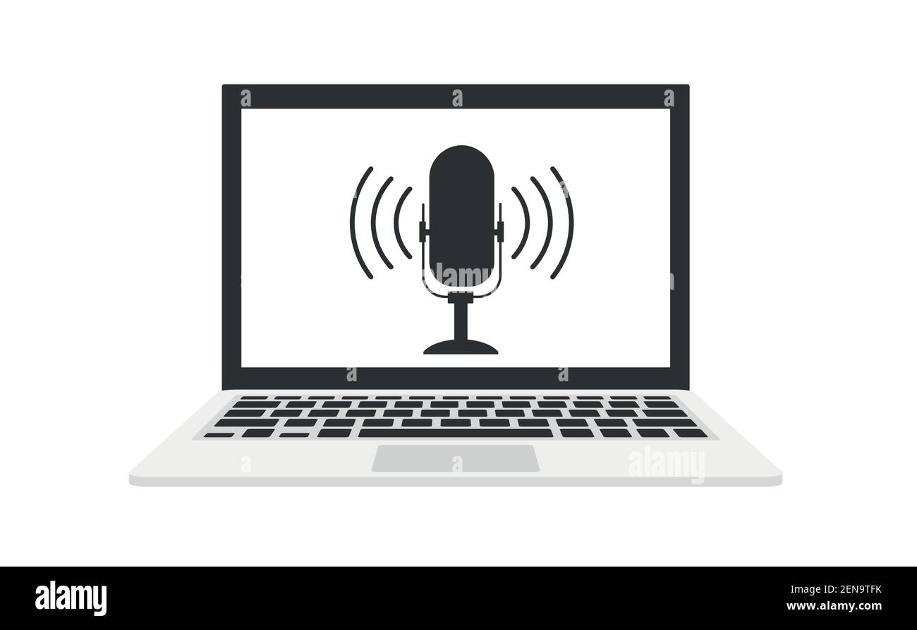 Drop in audio, concetto di chat vocale. Il clubhouse rilascia l'audio. Invito clubhouse Illustrazione Vettoriale