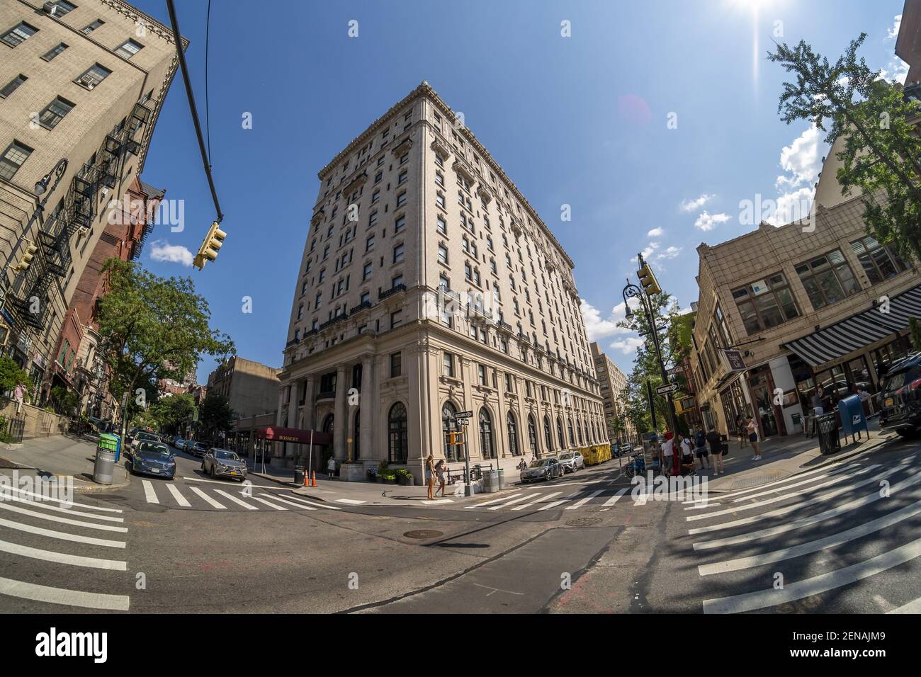 L'Hotel Bossert su Montague Street nel quartiere Brooklyn Heights di New York domenica 14 luglio 2019. (Foto di Richard B. Levine) Foto Stock