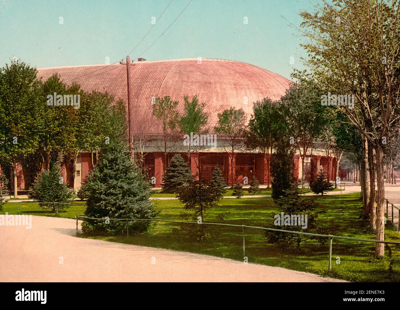 Il Tabernacle, Salt Lake City, Utah, circa 1900 Foto Stock