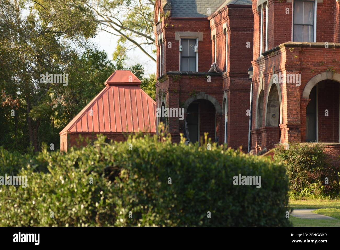 1850 William Enston case per anziani a Charleston, SC del villaggio di Kent con i nomi dal suo villaggio di casa in Inghilterra; per esempio, strada chiamata Regina Bertha. Foto Stock