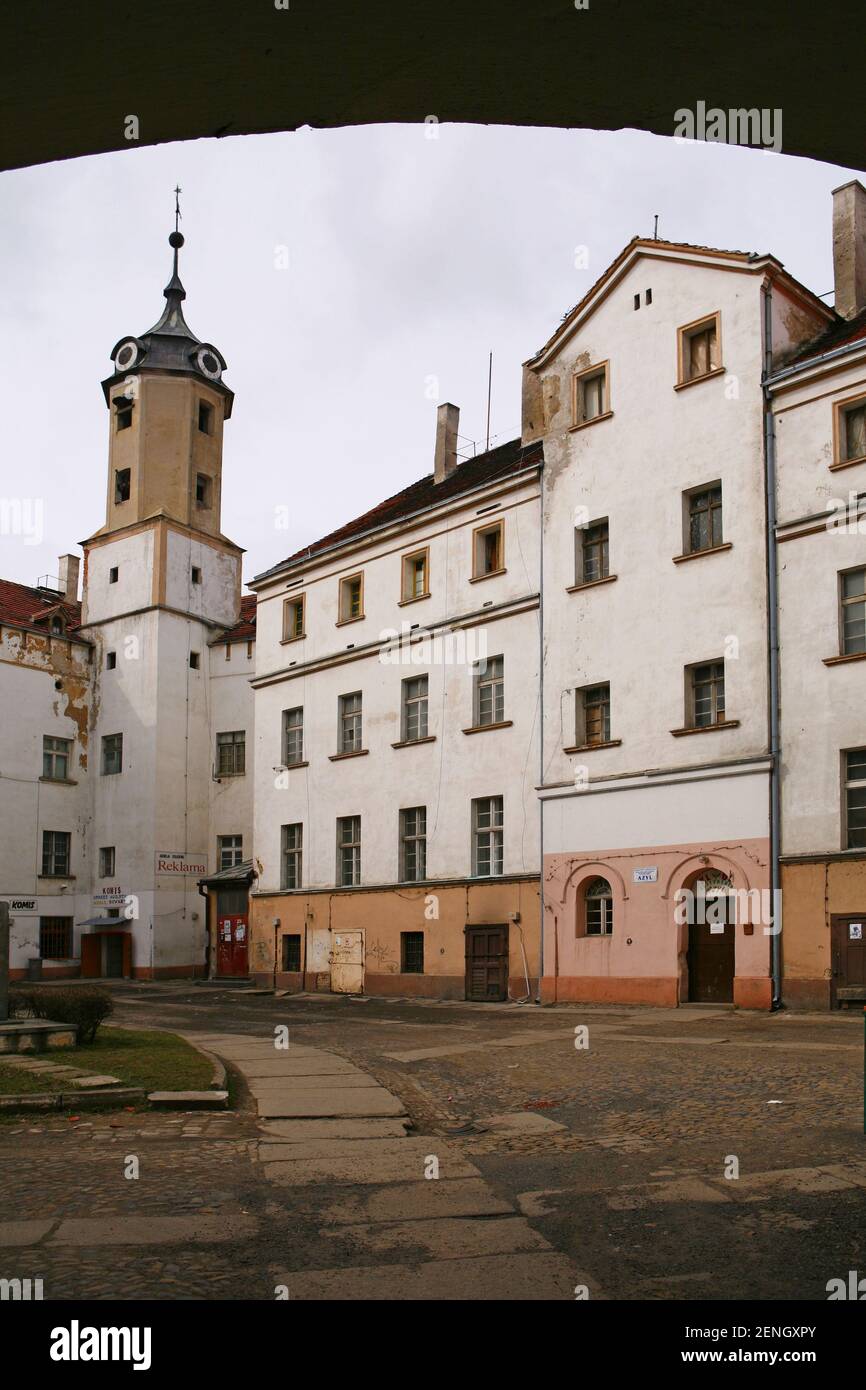 Polonia, Jawor, castello, basso voivodato Slesiano. Foto Stock