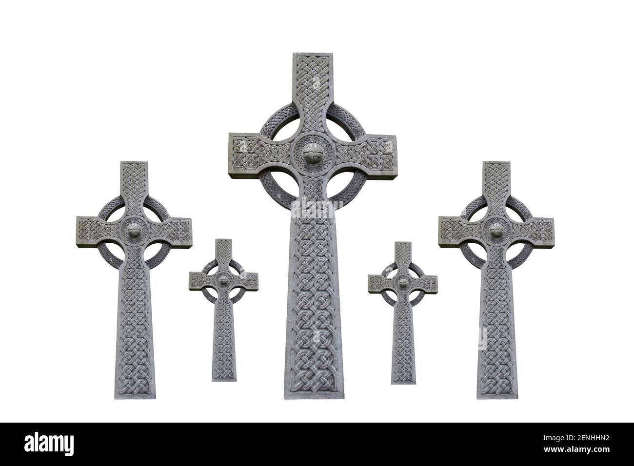 Kreuze der Kelten, Balkenkreuz, Keltenkreuz, Freisteller, Foto Stock