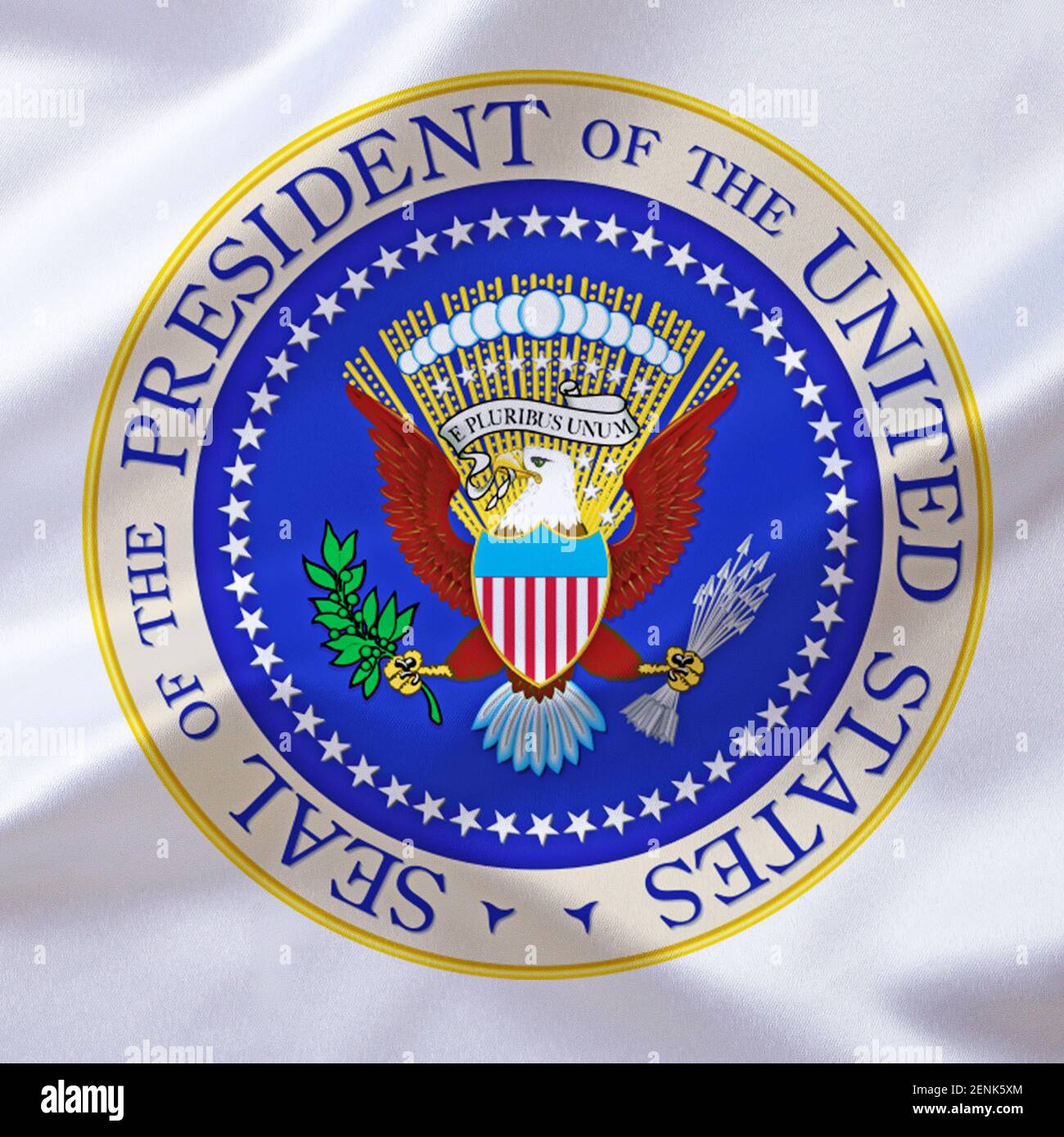 Das Wappen vom Präsidenten der Vereinigten Staaten Foto Stock