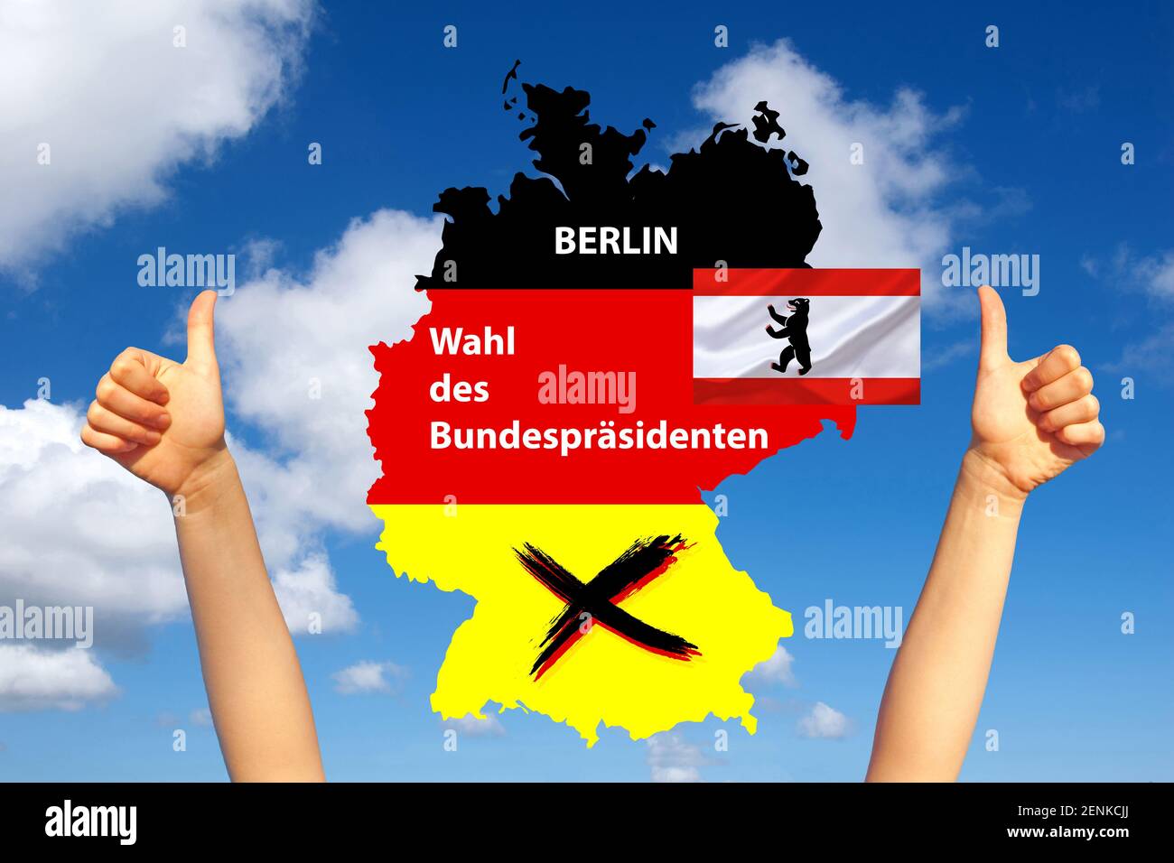 Wahl des Bundespräsidenten 2022 a Berlino Foto Stock