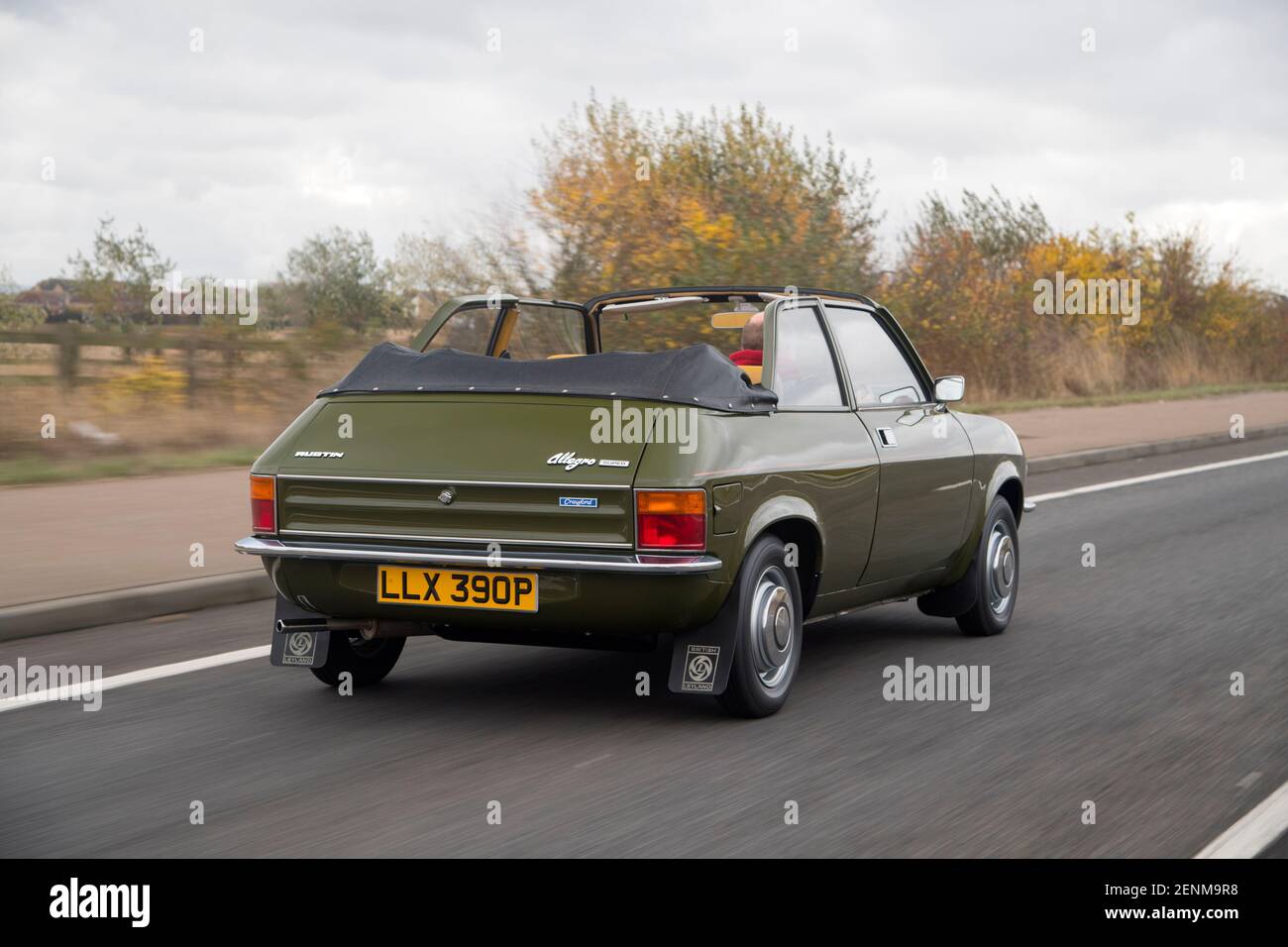 Austin Allegro convertibile prototipo, British soft top classico che non ha mai fatto produzione Foto Stock