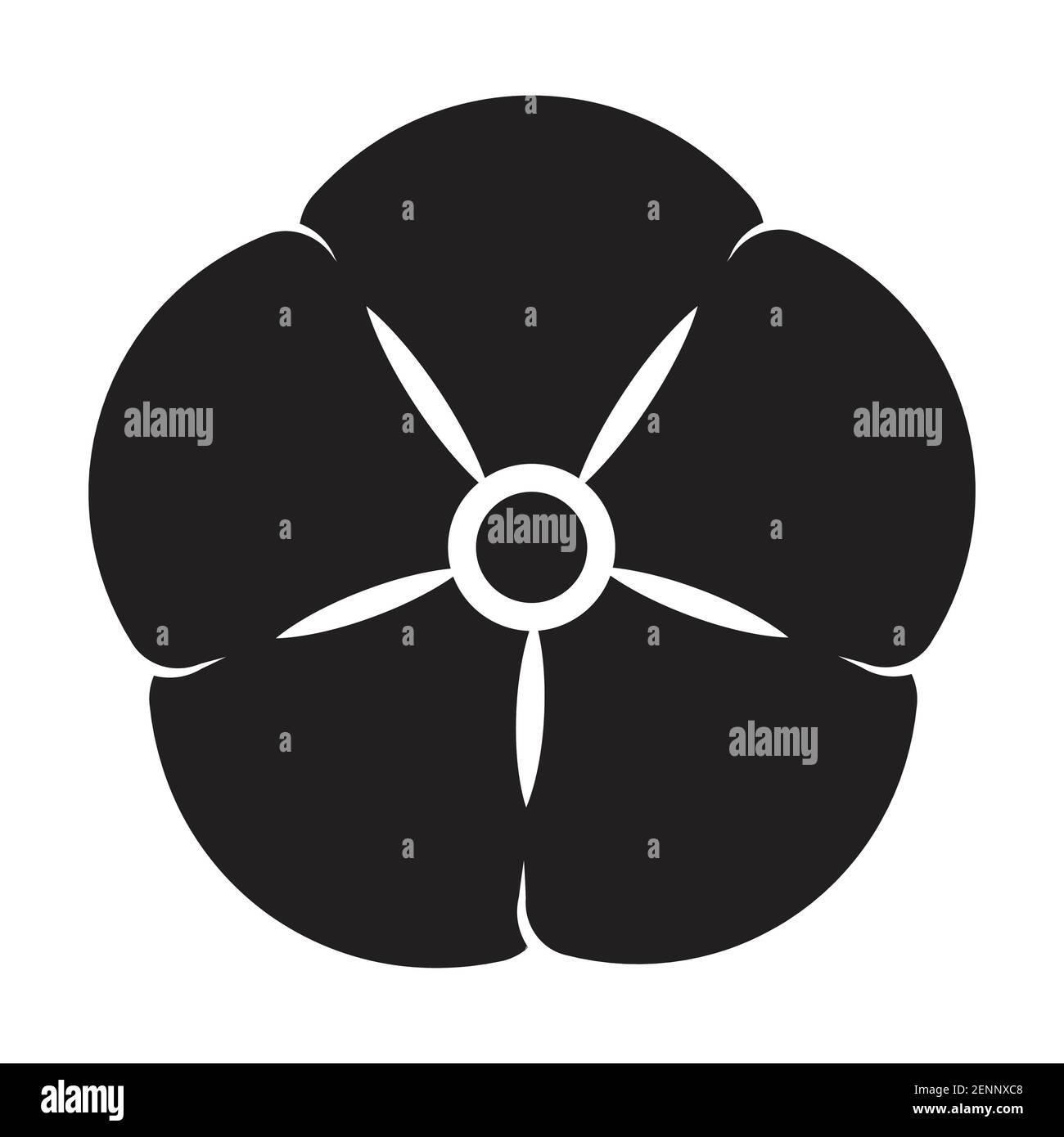 bol di cotone / fiore di cotone flat icona vettore per le applicazioni e siti web Illustrazione Vettoriale