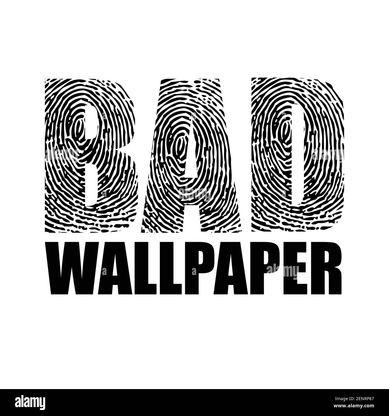 Sfondo del testo dell'impronta digitale Illustrazione Vettoriale