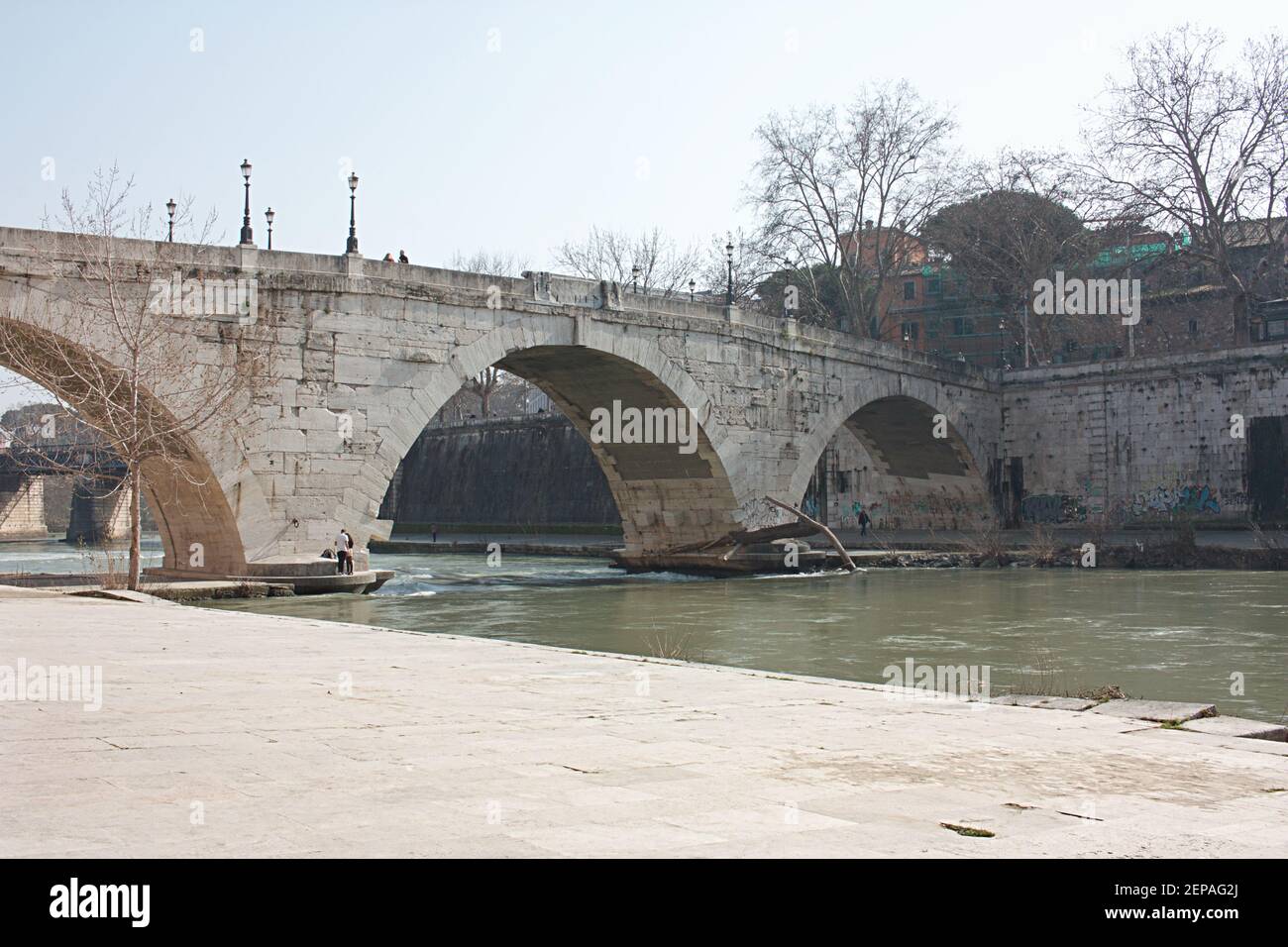 Ponte Cestio, Roma Foto Stock