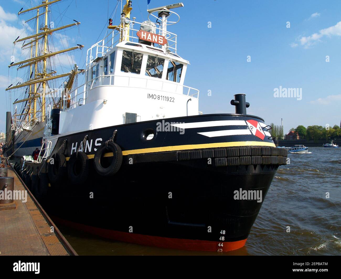 Hans Tugboat, Amburgo, Germania Foto Stock