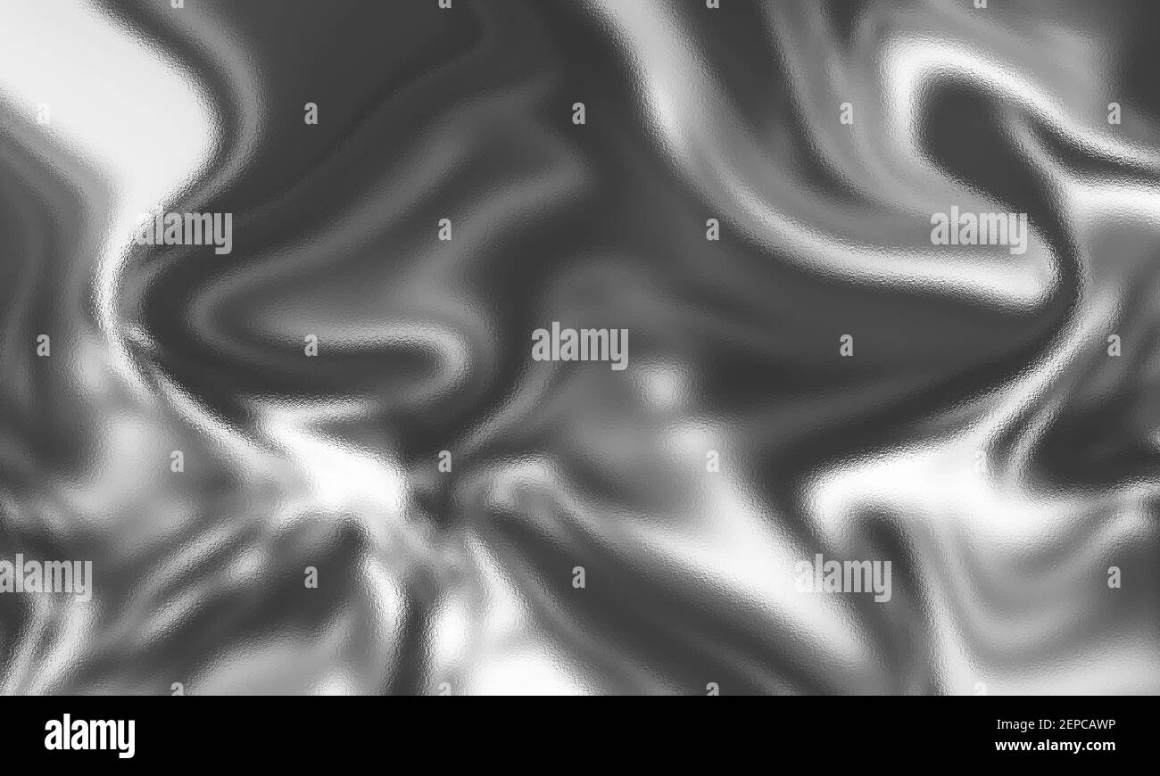 Fondo liquido ondulato metallico astratto. Modello per il tuo progetto. Foto Stock