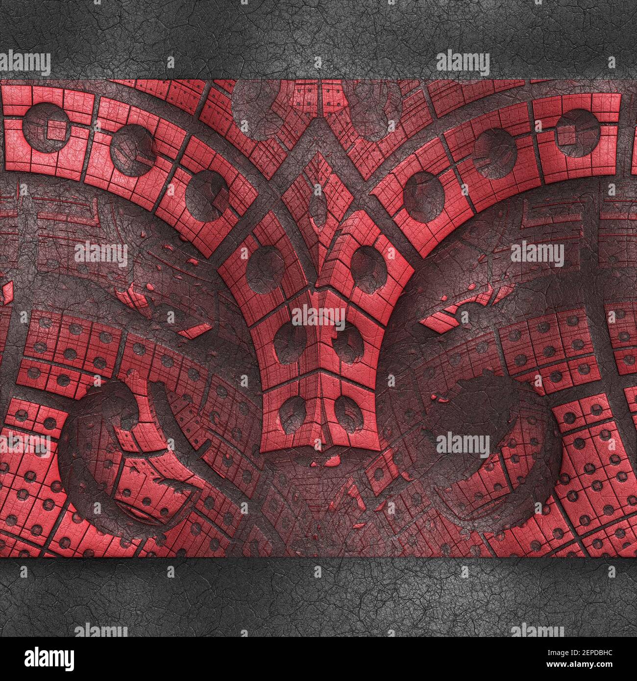 Sfondo di lusso con motivo in rilievo sulla pelle per un design creativo lavoro Foto Stock