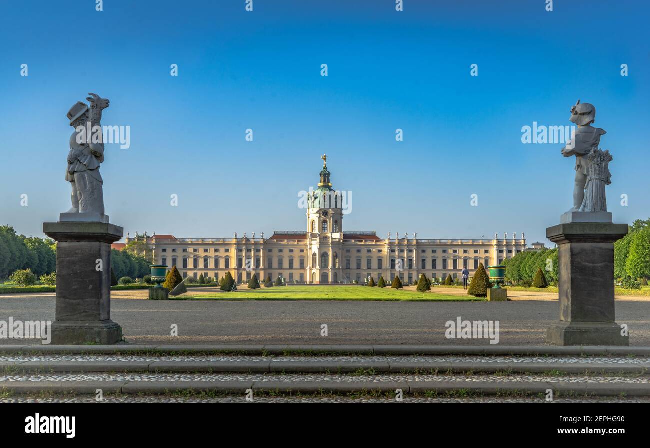 Schloss Charlottenburg di Berlino Foto Stock