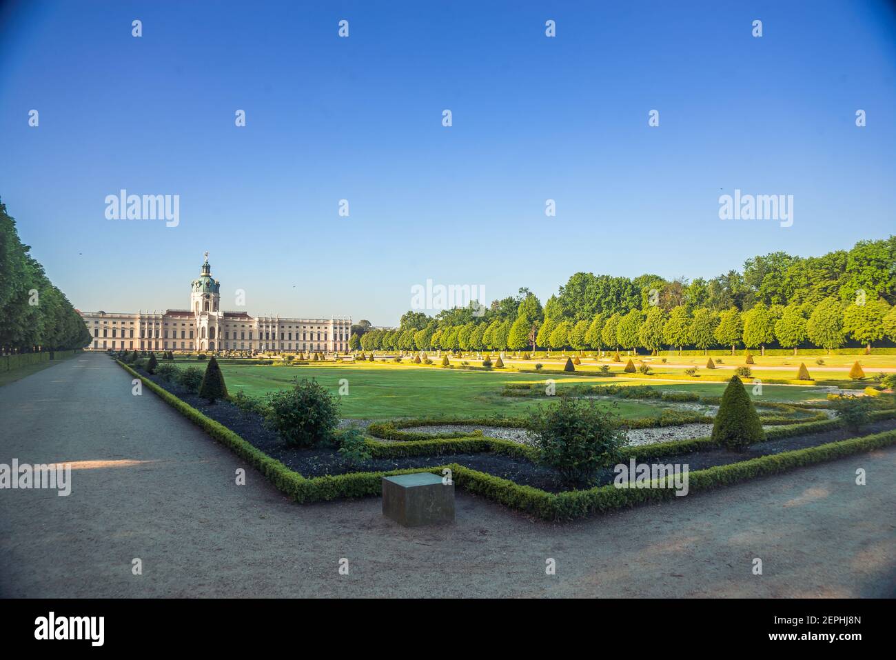 Charlottenburg schloss garten immagini e fotografie stock ad alta