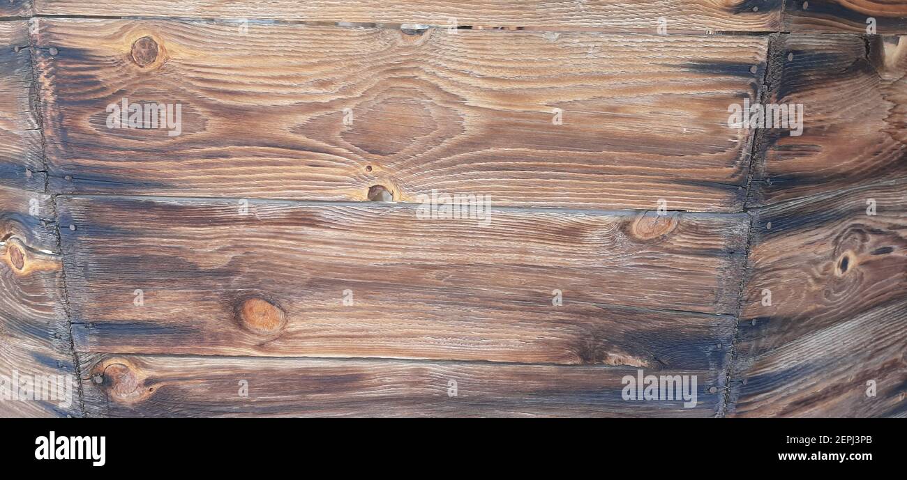 Struttura di legno marrone naturale. Primo piano Foto Stock
