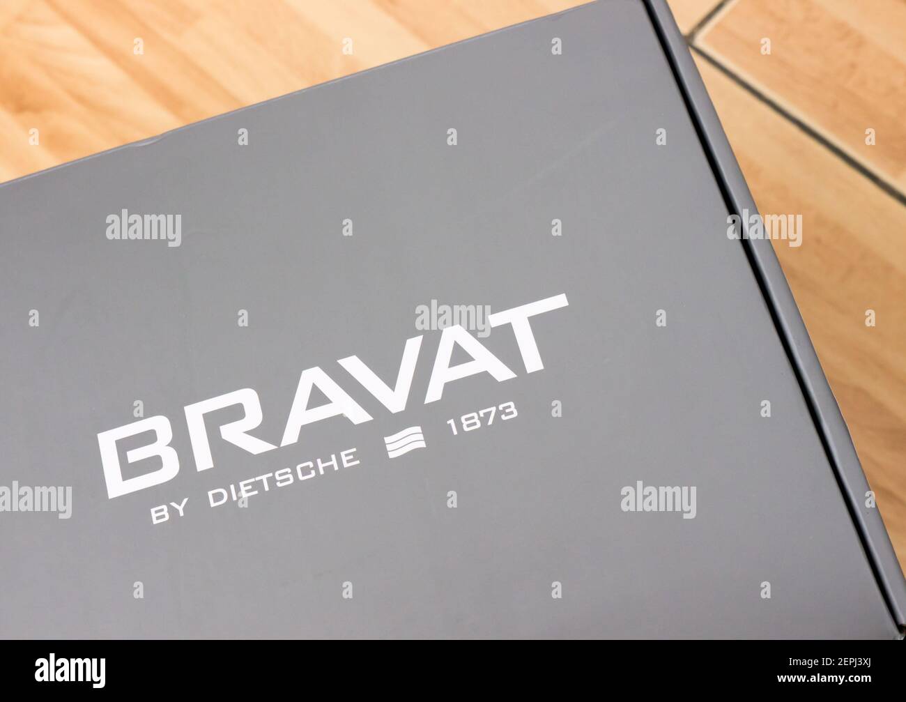 Rubinetto per bagno Bravat FG 135188CP - В - RUS. Bravat, un marchio di Roman Dietsche GmbH è un'azienda tedesca che offre arredi per bagno. Foto Stock