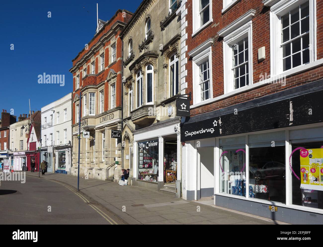The Market Place, Devizes, Wiltshire Foto Stock