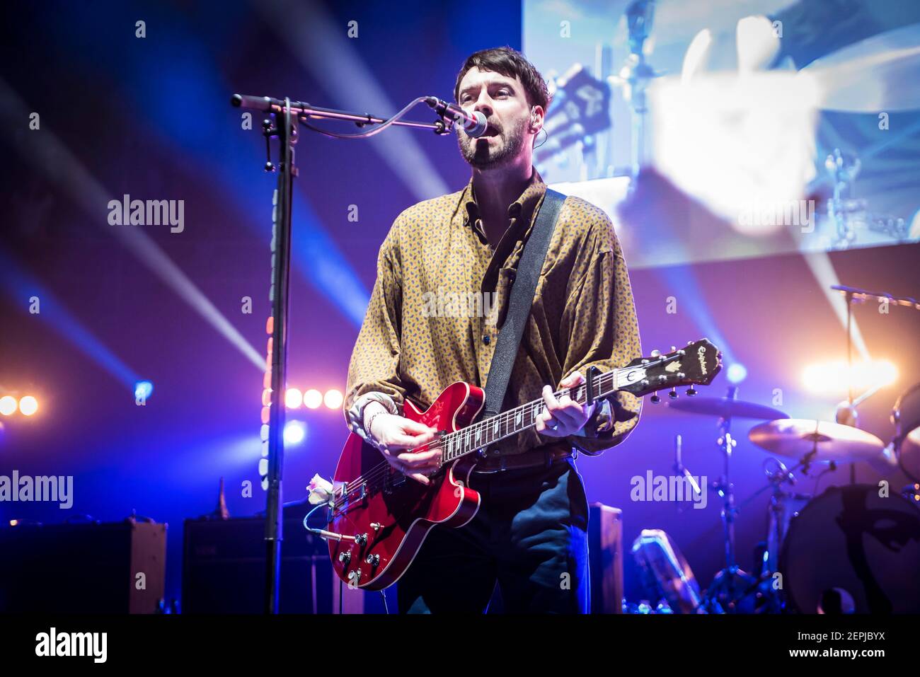 Liam Fray dei Courteeners si esibisce dal vivo durante la serie annuale di concerti Teenage Cancer Trust, presso la Royal Albert Hall. Data immagine: Venerdì 23 marzo 2018. Il credito fotografico dovrebbe essere: David Jensen/EMPICS Entertainment Foto Stock