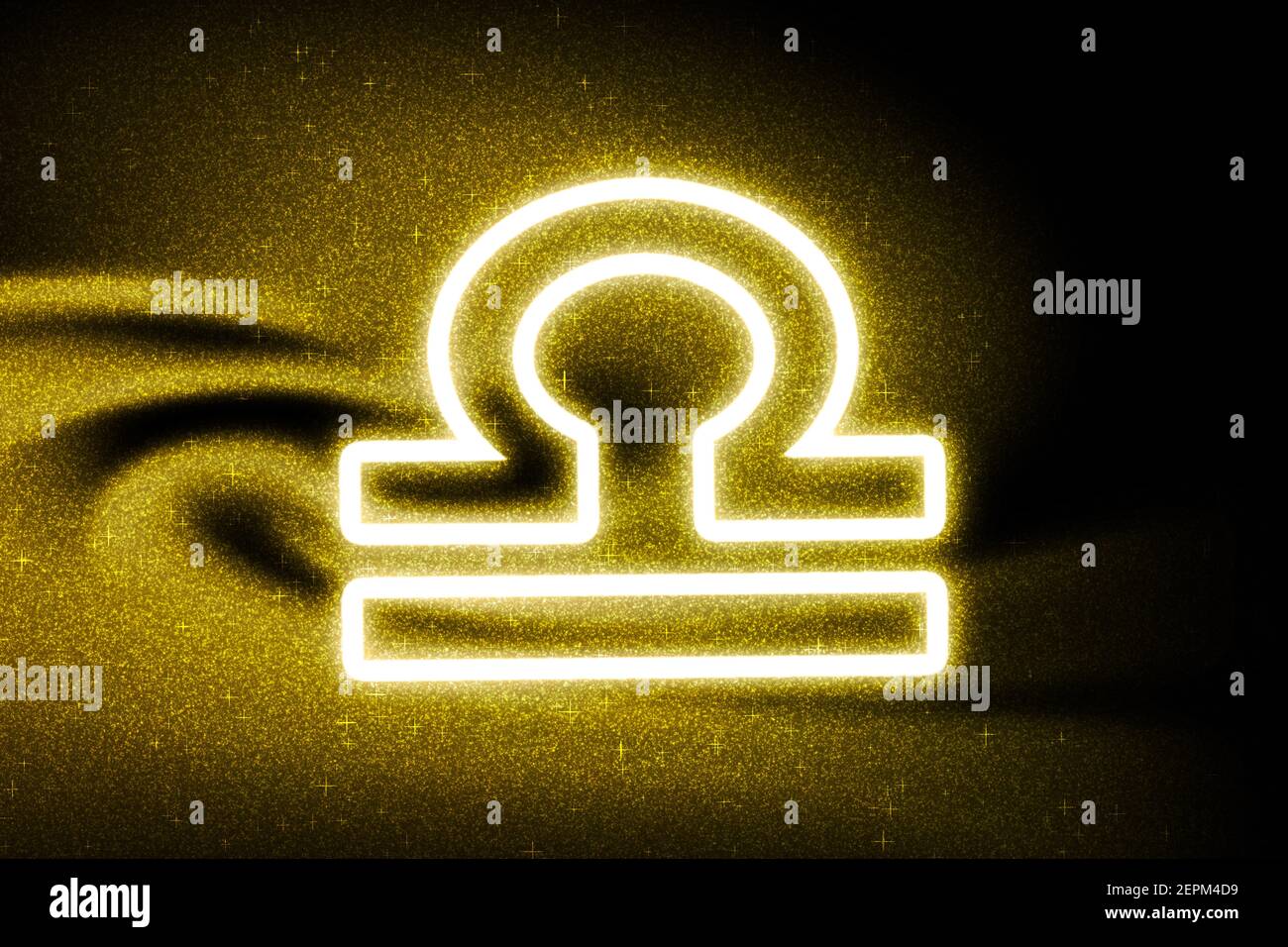 Segno zodiacale Bilancia, glitter oro, sfondo astrologico dell'Oroscopo,  simbolo dell'oroscopo Bilancia, su sfondo scuro Foto stock - Alamy