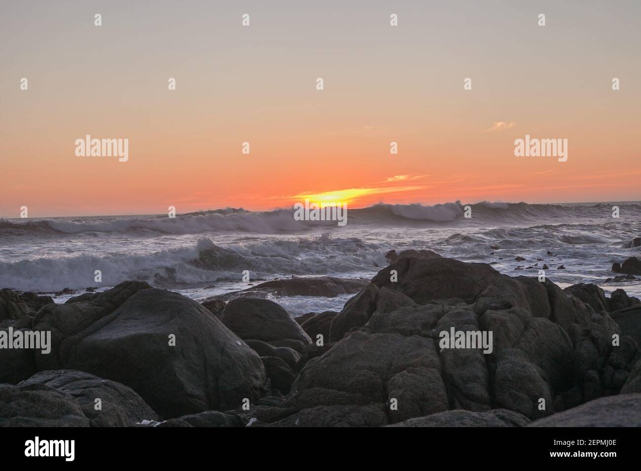 Tramonto Atlantico 11550 Foto Stock