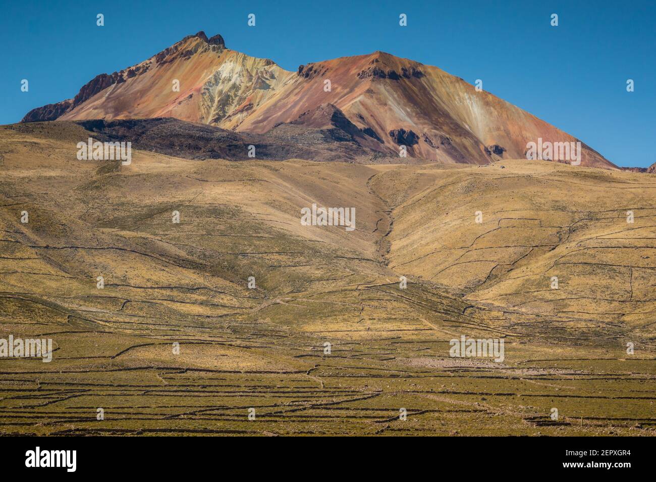 Bolivia - Cerro Tunupa Foto Stock