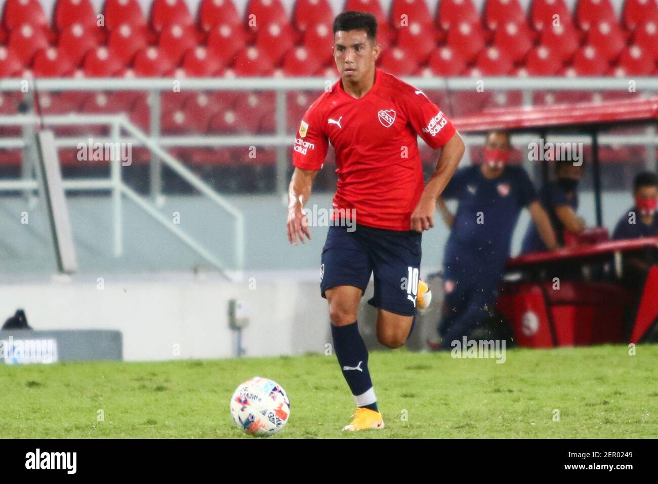 BUENOS AIRES, 27.02.2021: Di durante la partita tra Independiente e Gimnasia per la Copa Liga Profesional Argentina (Néstor J. Beremblum) Foto Stock